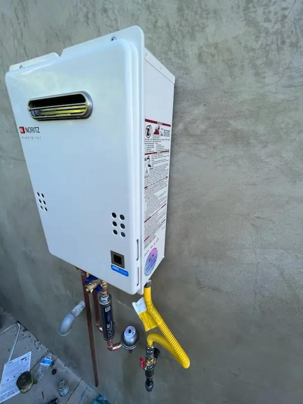 Tankless water heater installation for Briarwood Acres homes