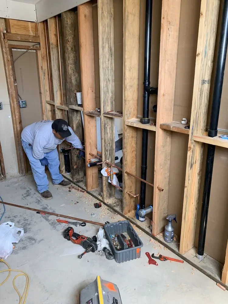 Commercial rough-in plumbing for Gas Line Repair in Briarwood Acres